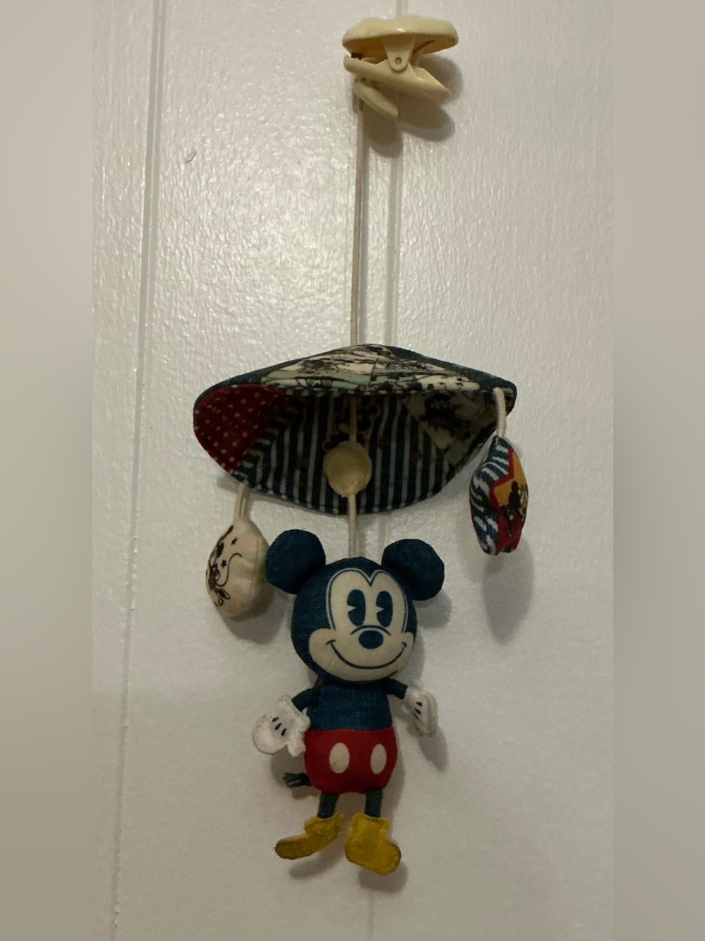 Takara Tomy Disney Dear Little Hands Fluffy Mini Merry Denim Clip On Mobile